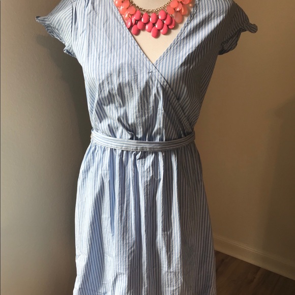 A New Day, Blue Striped Dress - Picture 6 of 7